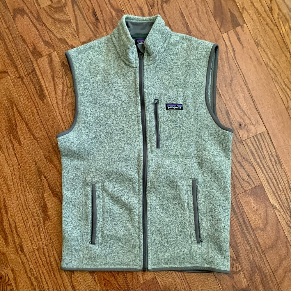 PATAGONIA Men’s Better Sweater Fleece Vest Gray Medium